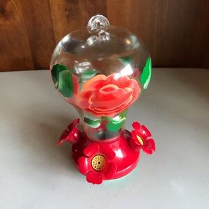 Vintage Hand Painted Hummimgbird Feeder Outdoor Patio Decor